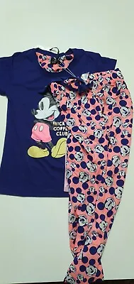 Buy Womens Disney Mickey Pyjama Set • 9.99£