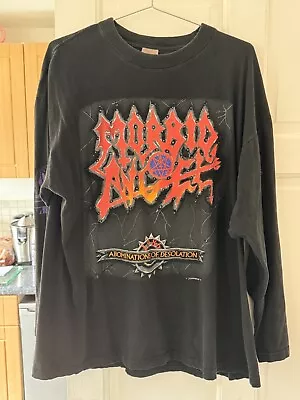 Buy Vintage Morbid Angel Long Sleeve T-Shirt 1992  • 120£