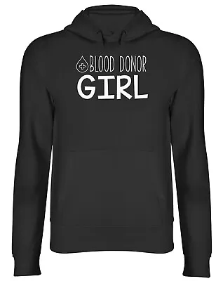 Buy Blood Donor Girl Mens Womens Hooded Top Hoodie • 17.99£