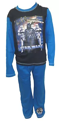 Buy Star Wars Boys Pyjamas Darth Vader Storm Trooper Cotton PJs • 6.99£