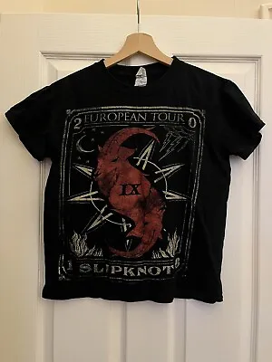 Buy Slipknot European Tour 2016 Tour T Shirt Size - Small • 30£