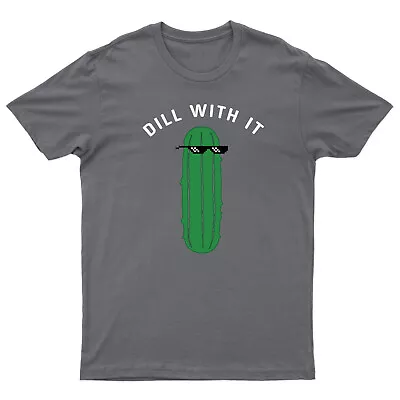 Buy Pickle With Sunglasses Mens T Shrit Dill With It Sarcastic Novelty Tee Top • 9.99£