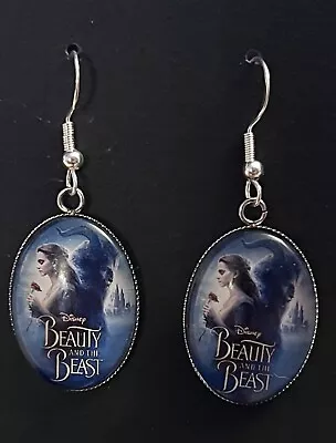 Buy Silver 925 Disney Beauty And The Beast Earrings  Belle Princess Jewellery Gift • 8.95£