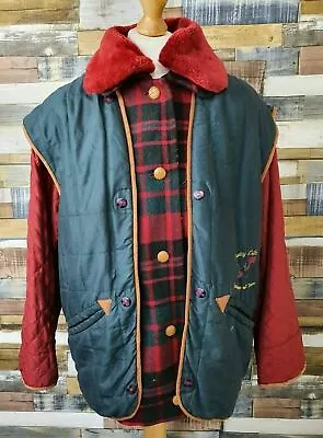 Buy Imagination Mens Vintage Red Check Jacket Size 50 In. • 22.49£