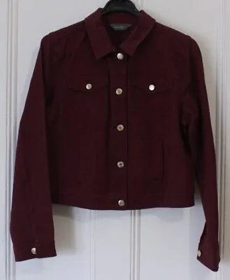 Buy Berry  Ruth Langsford Twill Denim Style Jacket - Size 12 - New • 8.50£