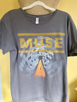 Buy Muse T Shirt Size M, Rock, Metal, British Pop Band, = Tiny Holes See Photos • 0.99£