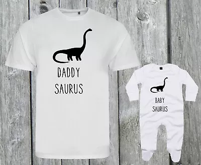 Buy Baby Gift Daddy Mummy Baby - Dinosaur Daddysaurus Mummysaurus Babysaurus ORGANIC • 9.99£
