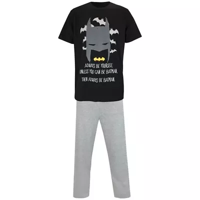 Buy BNWT Official Mens Batman Pyjamas PJs Lounge Wear T-Shirt Bottoms Set Medium • 9.99£