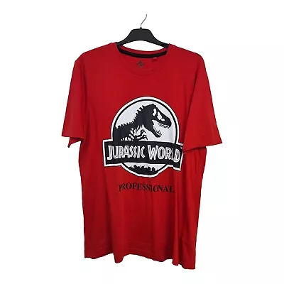 Buy Jurassic World Shirt Mens Medium Size Round Neck Dinosaur Sci Fi Used Condition. • 5£