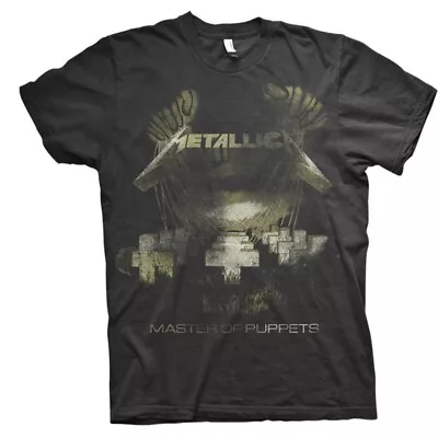 Buy Metallica Master Of Puppets Unisex Distressed T Shirt • 15.75£