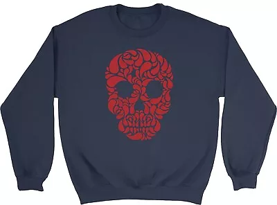 Buy Red Skull Kids Childrens Jumper Sweatshirt Boys Girls Gift • 12.99£