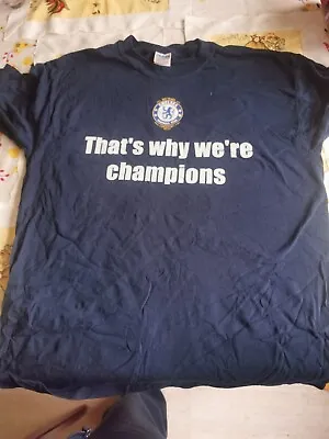 Buy Chelsea FC Football T Shirt Mens Large 2004/5 2005/6 Champions  • 3£