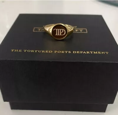 Buy Taylor Swift The Tortured Poets Department Ring Size 10 Official Merch • 47£