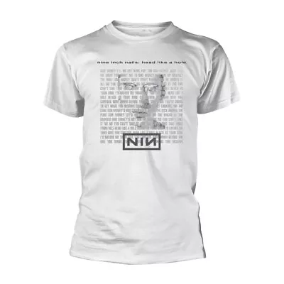 Buy NINE INCH NAILS - HEAD LIKE A HOLE WHITE - Size S - New T Shirt - J72z • 17.09£