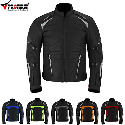 Buy Mens Motorcycle Jacket Motorbike Riding Textile Waterproof Jackets With Armour • 52.96£