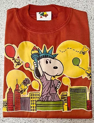 Buy Peanuts Snoopy Baby T-shirt Snoopy As Statue Of Liberty Unisex Hanna-barbera • 14.99£