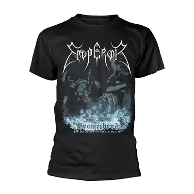 Buy EMPEROR - PROMETHEUS BLACK T-Shirt, Front & Back Print Large • 20.09£