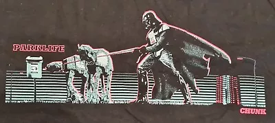 Buy Star Wars Chunk T-shirt Mens Medium.  Darth Vader. Parklife Blur. Dog AT-AT. • 9.99£