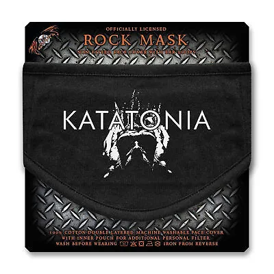 Buy Katatonia City Burials Black Face Mask OFFICIAL • 10.59£