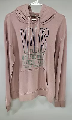 Buy VANS Off The Wall Pink Pullover Hoodie Sweatshirt Women’s Size Large • 22.63£