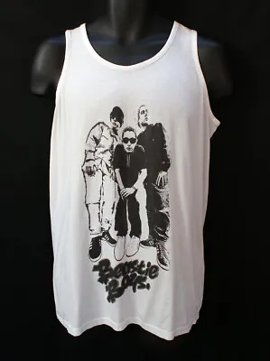 Buy Beastie Boys Hip Hop Rap Punk Rock T-SHIRT Vest Top Unisex White S-2XL • 13.99£