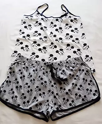 Buy Primark Disney's  Mickey Mouse Summer Pyjama Set  - Size -  Large  (14/16) • 5£