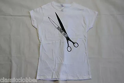 Buy Alkaline Trio Scissors White Ladies Skinny T Shirt New Official Agony & Irony • 8.99£