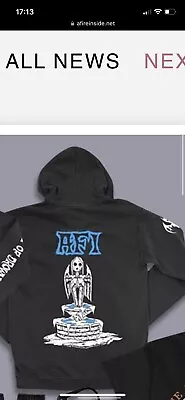 Buy Afi Art Of Drowning Hoodie 20th Anniversary Size Large Greenday Misfits Nofx • 50£
