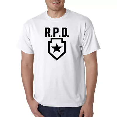 Buy Survival Game Racoon Police Dept RPD Badge Men's T Shirt • 11.99£