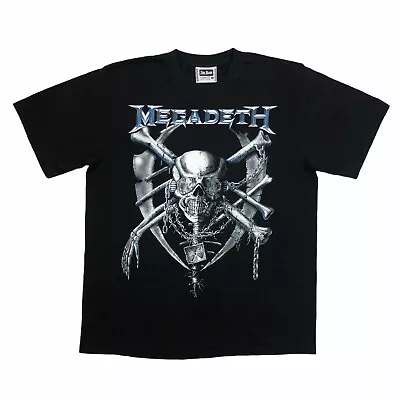 Buy Vintage Megadeth T-Shirt Mens Large Black • 102.99£
