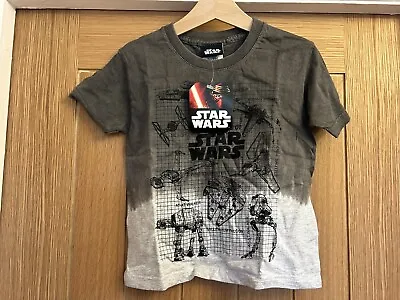 Buy Star Wars Blue Prints Kids T Shirt Size 2-3 *New* • 5.99£