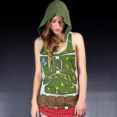 Buy New In Original Packing: I Am Boba Fett Hooded Tank Star Wars Size L Very Cool • 35.05£