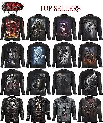 Buy Spiral Direct Wolf/Loin/Gorilla/Wild/Tiger/Eagle/Music/Long Sleeve Tshirts/Top • 17.99£