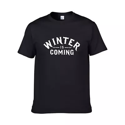 Buy Thrones Game Of Winter Is Coming Men Women Short Sleeve T Shirt Tops Tee T-shirt • 0.99£