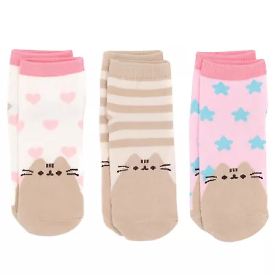 Buy Pusheen Girls Socks Set (Pack Of 3) NS6790 • 11.36£