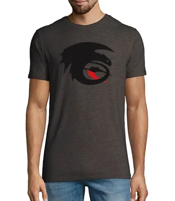 Buy How To Train Your Dragon Night Fury Logo T Shirt • 19.99£