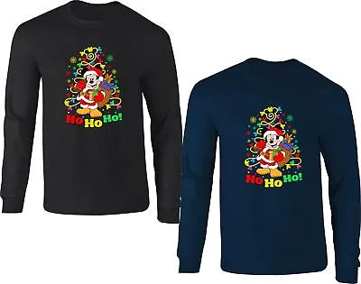 Buy Ho Ho Ho Mickey Santa Christmas Jumper Cartoon Lovers Santa Spoof Xmas Winter • 17.99£