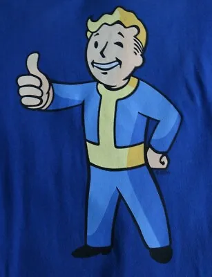 Buy Fallout - Vaultboy Thumbs Up - Medium T-Shirt Bethesda 2013 - Preowned VG • 18.99£