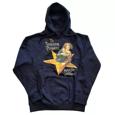 Buy The Smashing Pumpkins 'Mellon Collie' Navy Blue Pullover Hoodie - NEW OFFICIAL • 29.99£