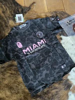 Buy Bape X Inter Miami Football Shirt • 46£
