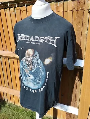 Buy Megadeth Blackmail The Universe 2004 Tour Shirt Large L Vgc Rock Metal 2005  • 27.95£