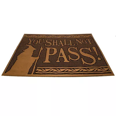 Buy Lord Of The Rings - Shall Not Pass Rubber Doormat /Merchandise - New M - J300z • 15.20£