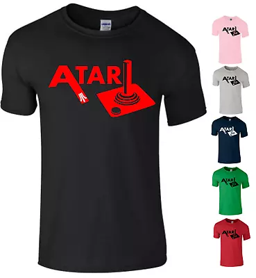 Buy ATARI Inspired Retro Gaming Arcade T Shirt.  Kids Upto 5XL. FREE POSTAGE • 7.99£