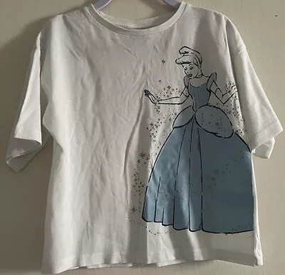 Buy Girls Cinderella Cropped T-shirt 7 Years (Read Description) • 2£