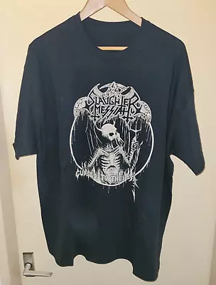 Buy Slaughter Messiah T Shirt Size XXL Cursed To The Pyre Black Metal Thrash Death • 24.99£