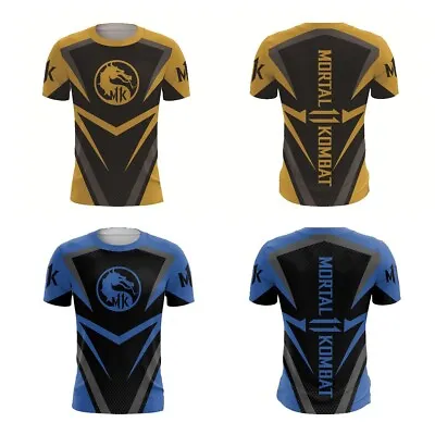Buy Game Mortal Kombat 11 T-shirt 3D Print Mens Cosplay Costume Short Sleeve Tee Top • 14.39£