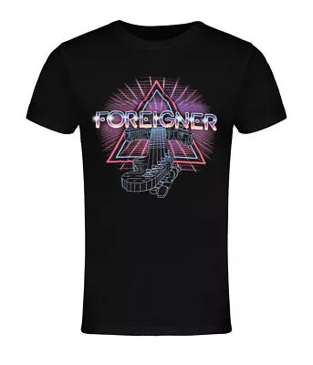 Buy BLACK FRIDAY DEAL Foreigner - Neon Guitar - Teeshirt - FREE POSTAGE • 12.99£