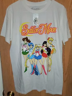 Buy NEW Sailor Moon White Tshirt Size Med • 6.69£