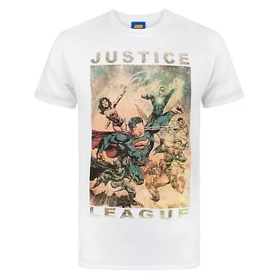 Buy Justice League Mens Characters Action T-Shirt NS4411 • 13.92£