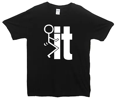 Buy F**k It Stick Man Adult Humour Printed T-Shirt • 13.50£